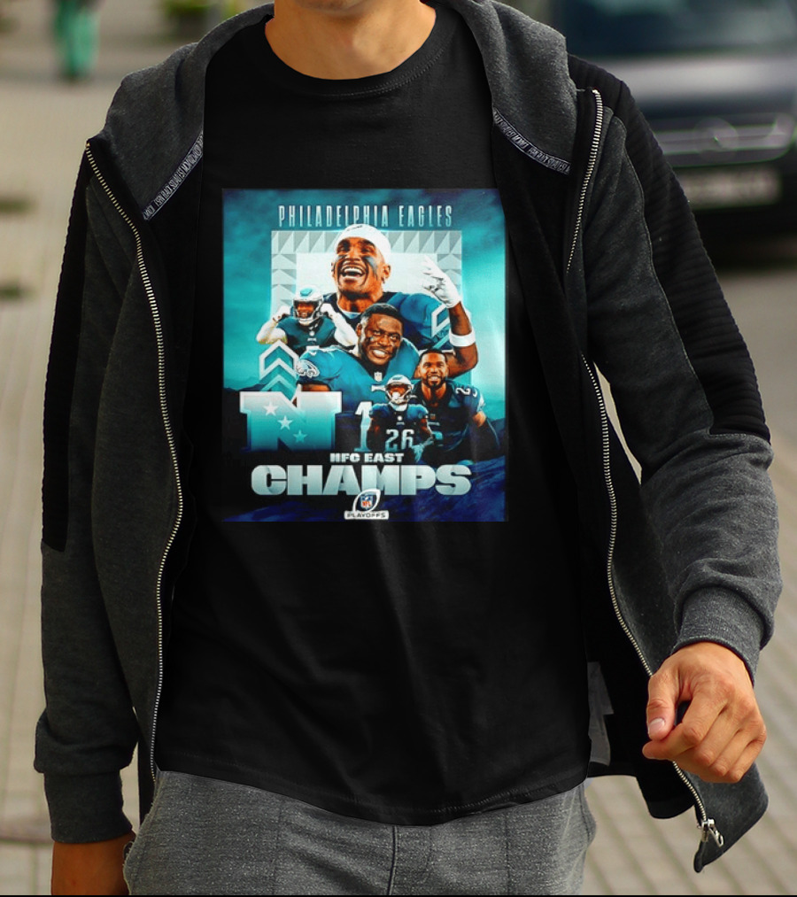 Philadelphia Eagles NFC East Champs 2022 Playoffs T-Shirt