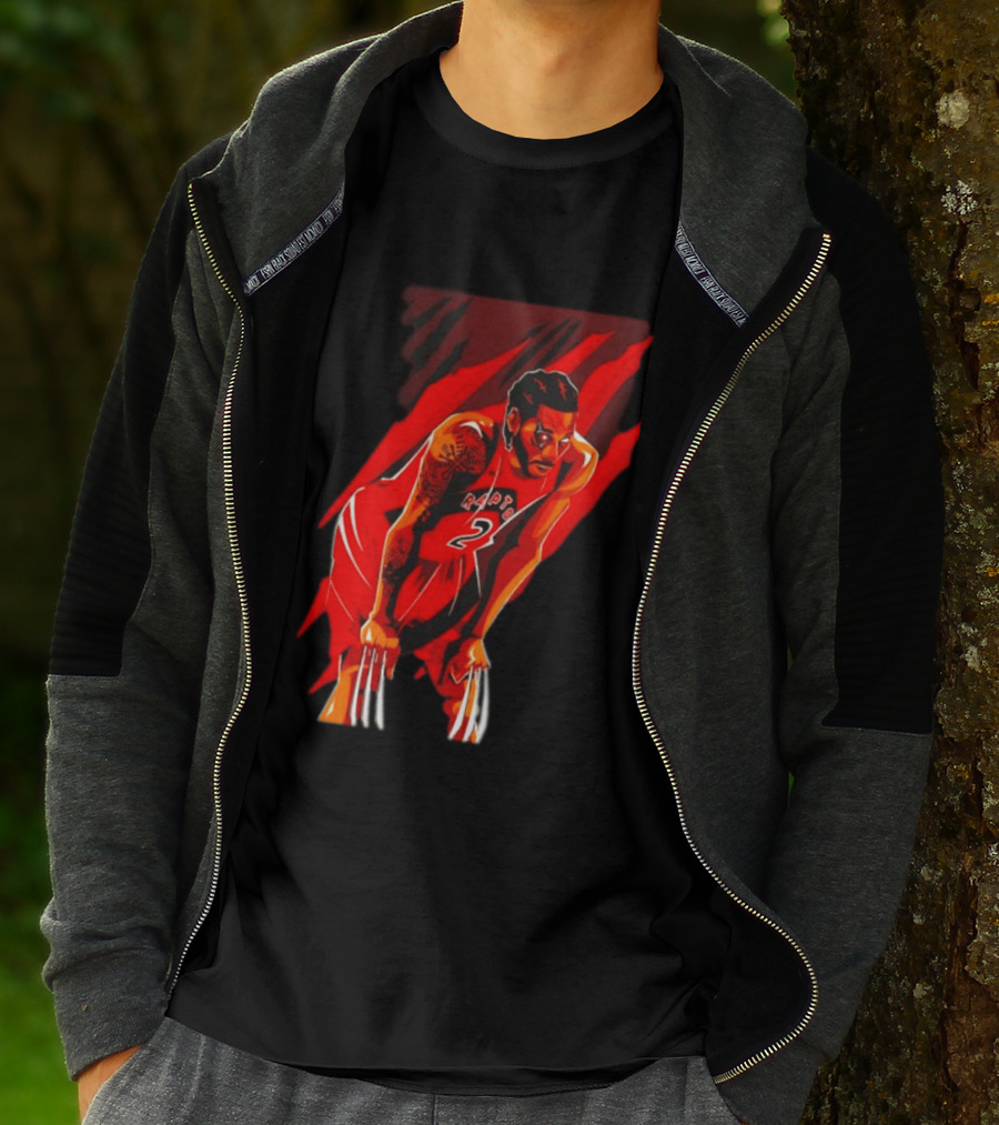 Kawhi Leonard Wolverine Claws Toronto Raptors 2 Jersey Return T-Shirt