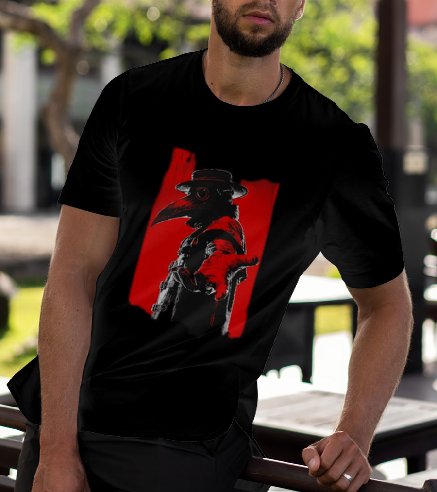 Plague Doctor Come With Me If You Want To Live Vintage Gothic T-Shirt