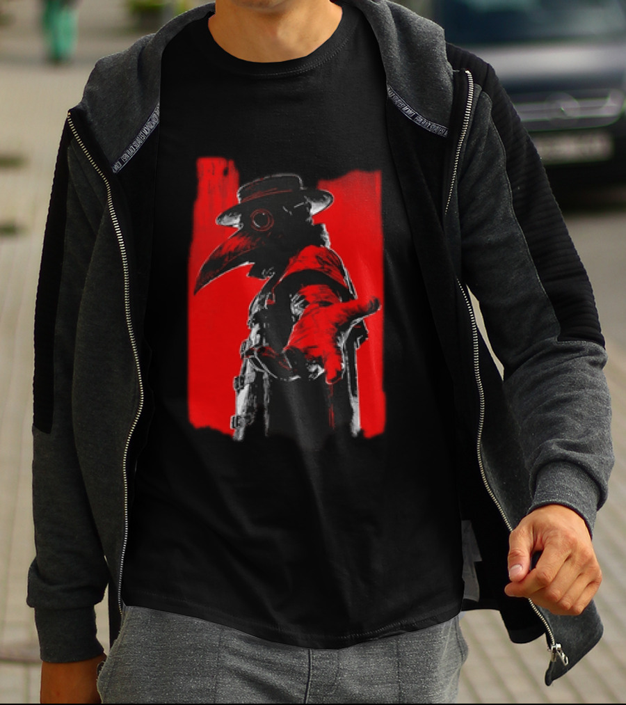 Plague Doctor Come With Me If You Want To Live Vintage Gothic T-Shirt