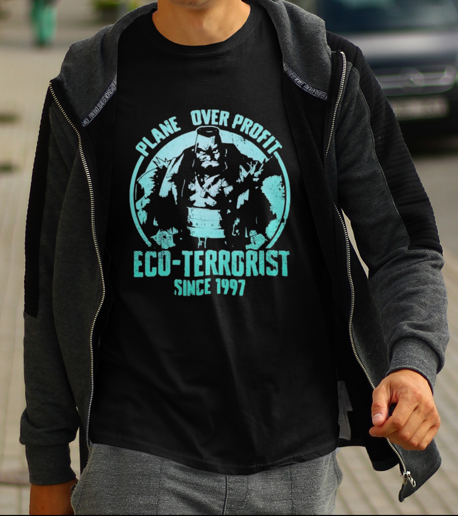 Planet Over Profit Eco Terrorist Since 1997 Climate Activist T-Shirt