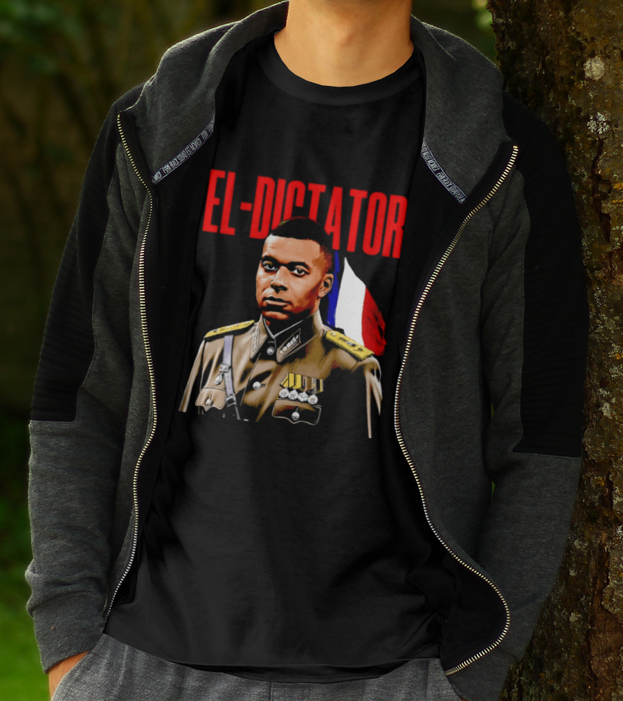 El Dictator Kylian Mbappe Military Jacket French Flag T-Shirt