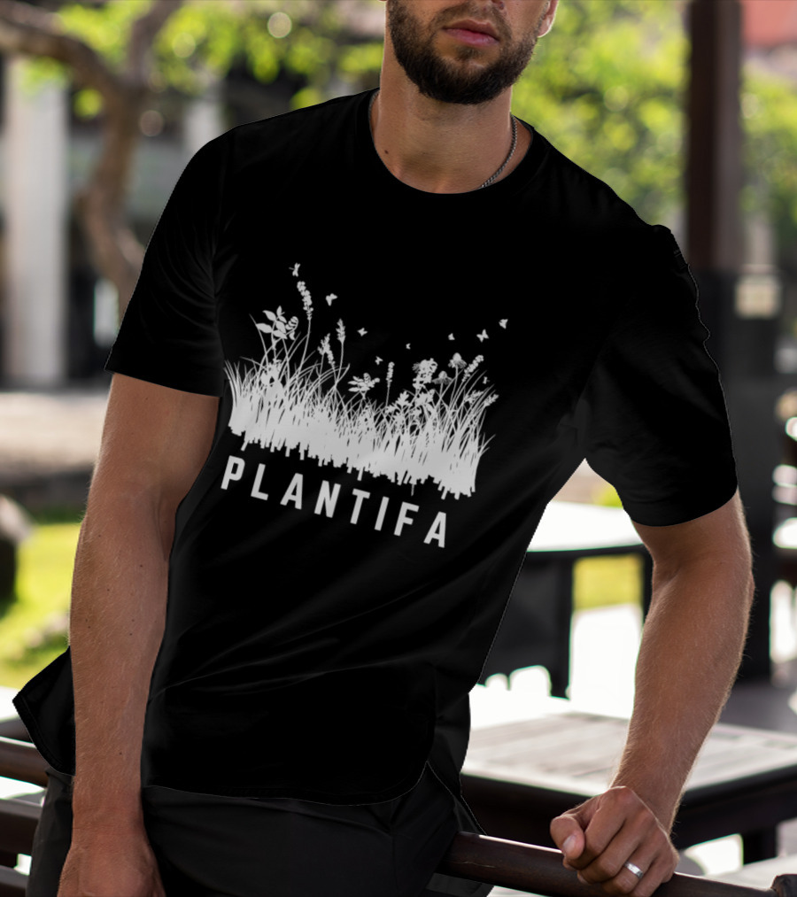 Butterflies And Plantifa Wildflowers T-Shirt