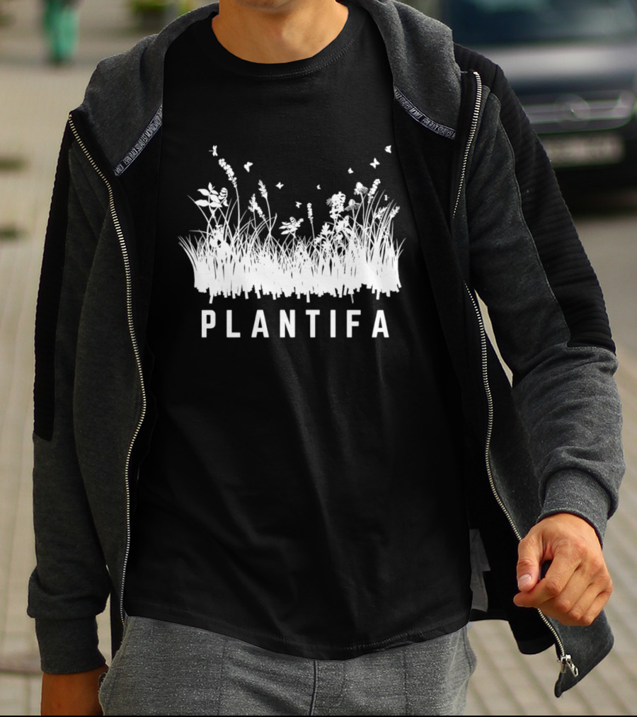 Butterflies And Plantifa Wildflowers T-Shirt
