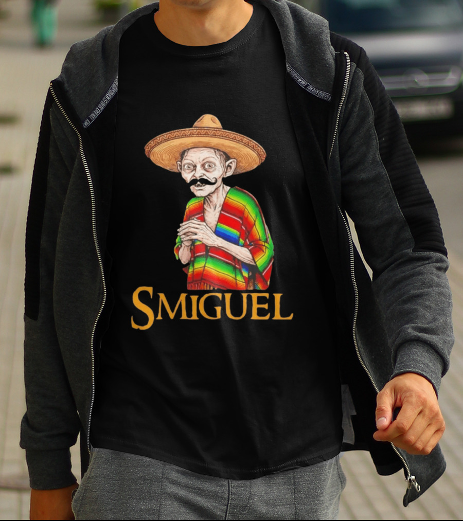 Smiguel Gollum Sombrero Rainbow Poncho T-Shirt