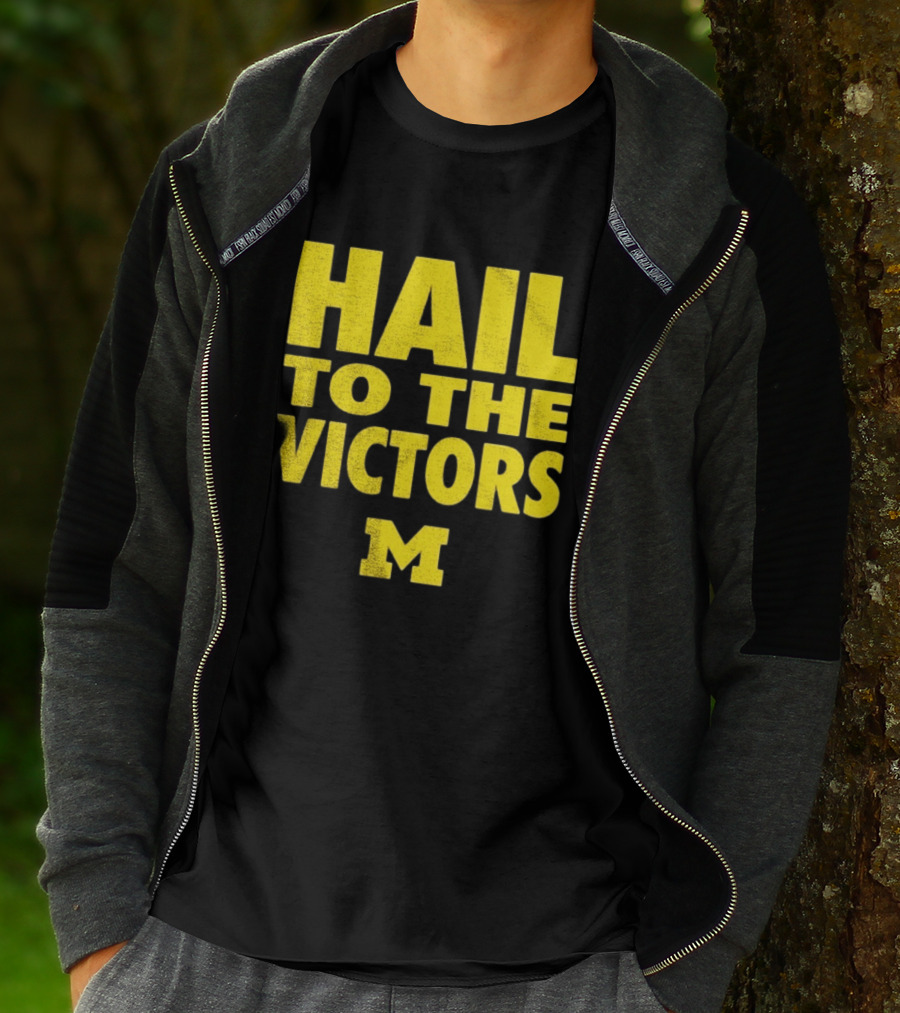 Hail To The Victors Michigan Wolverines M T-Shirt