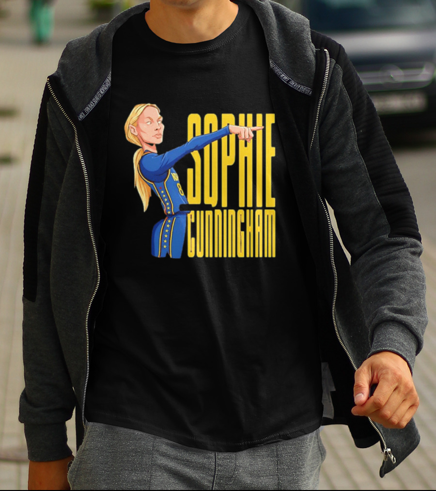 Sophie Cunningham Indiana Fever WNBA 2026 Jersey Game Player T-Shirt