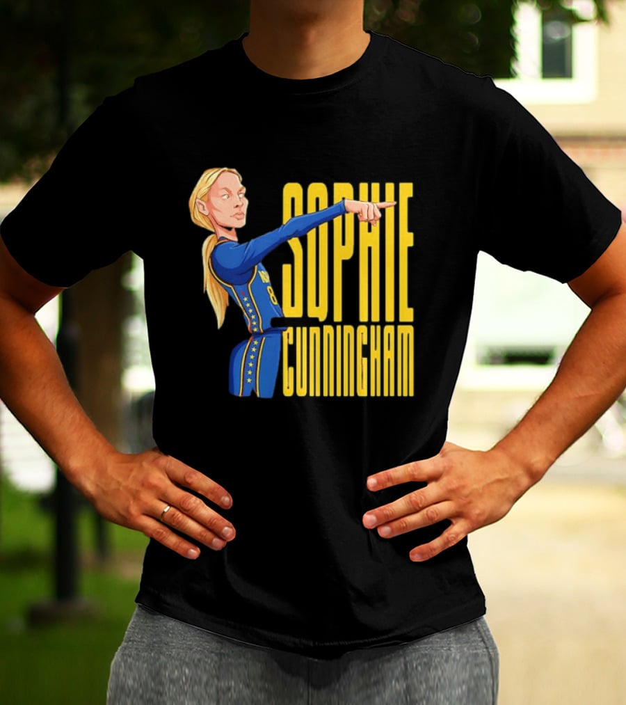 Sophie Cunningham Indiana Fever WNBA 2026 Jersey Game Player T-Shirt