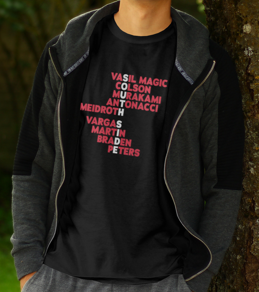 South Side 2026 Baseball Roster Vasil Magic Colson Murakami Antonacci Reidroth Vargas Martin Braden Peters T-Shirt