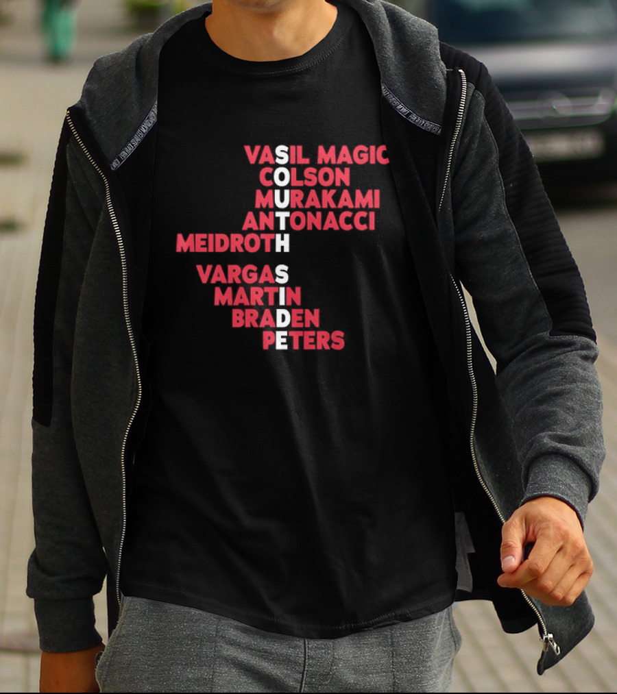 South Side 2026 Baseball Roster Vasil Magic Colson Murakami Antonacci Reidroth Vargas Martin Braden Peters T-Shirt