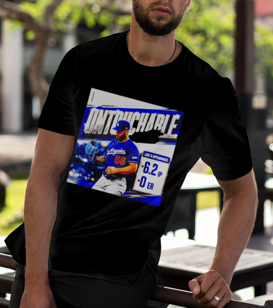 Los Angeles 66 Untouchable Last 6 Appearances 6.2IP 0ER T-Shirt