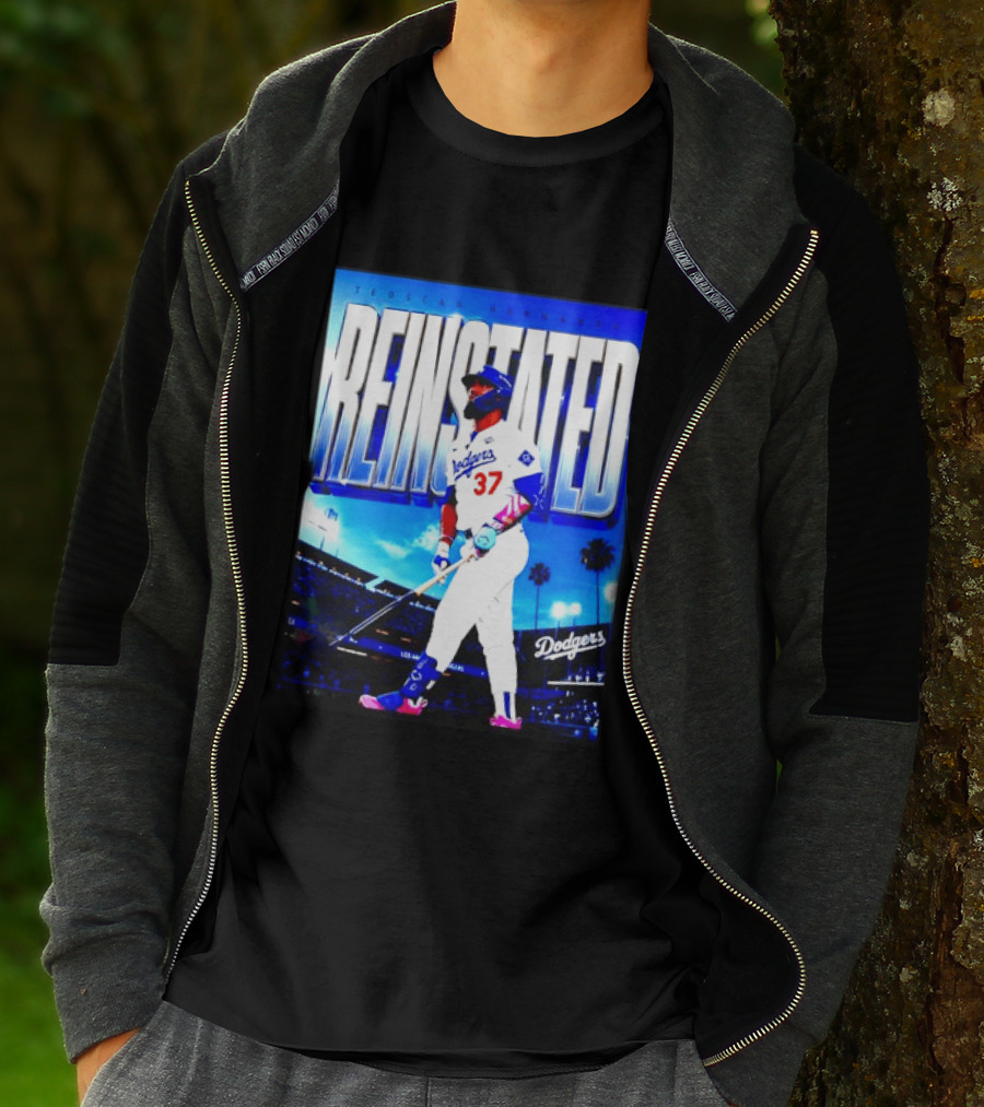 Teoscar Hernandez Reinstated Los Angeles Dodgers 37 T-Shirt