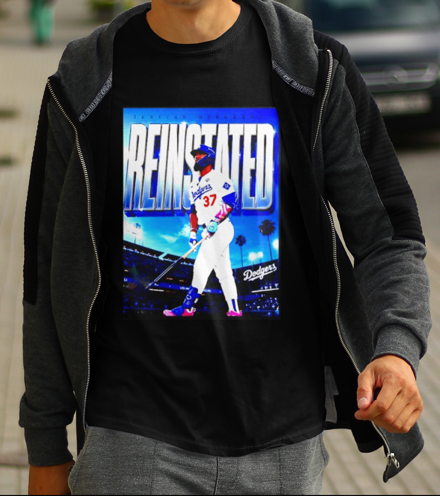 Teoscar Hernandez Reinstated Los Angeles Dodgers 37 T-Shirt