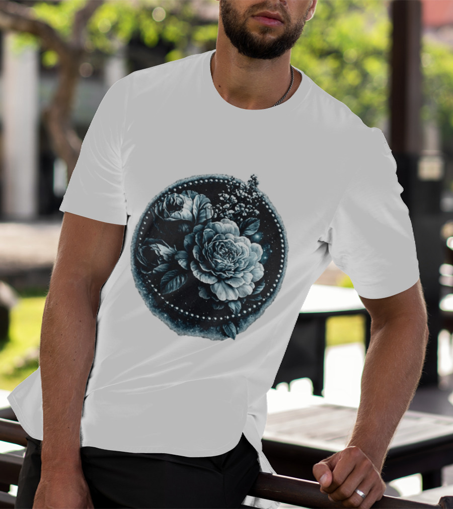 Cape Fear Nevaeh Valentine Floral Muscle Peonies T-Shirt