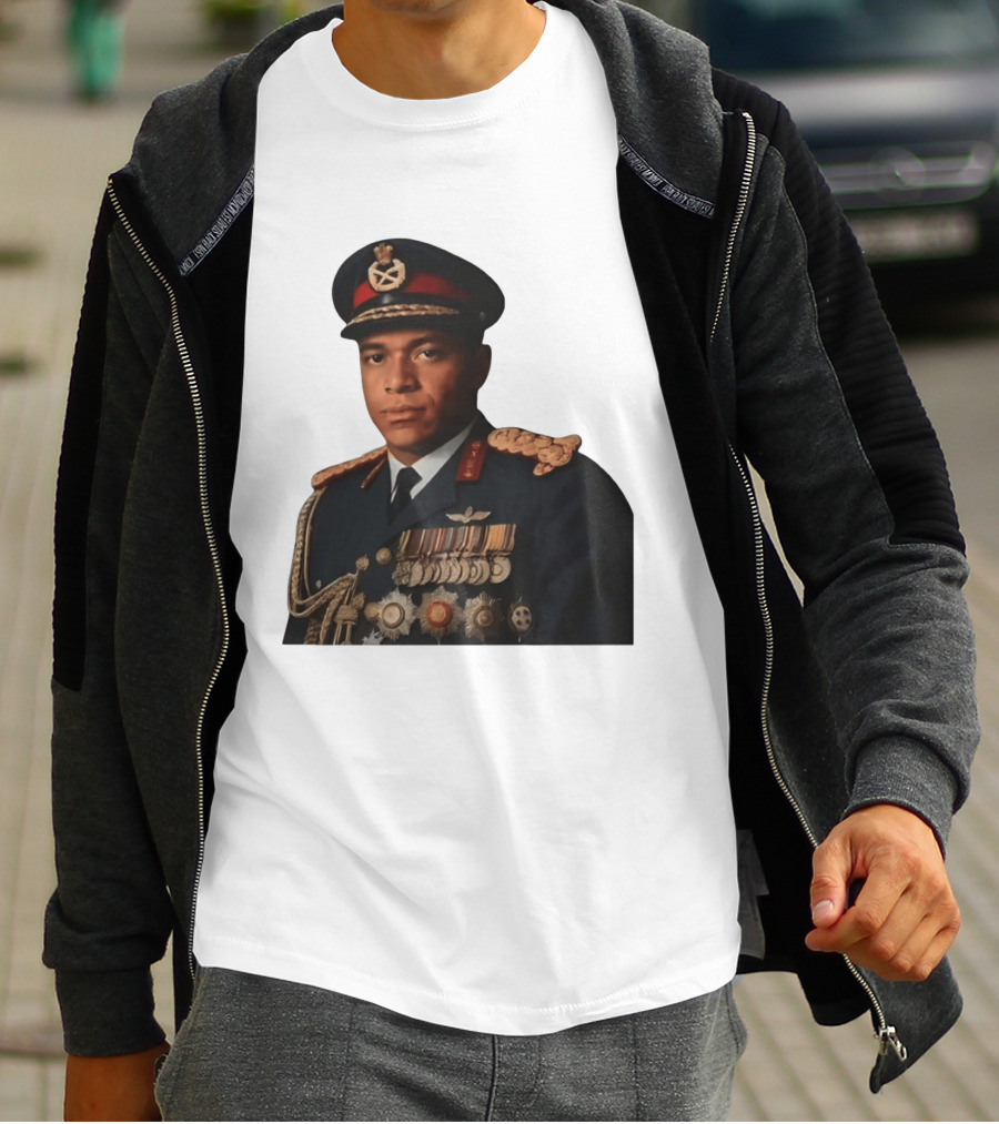 Kylian Mbappe Military Uniform Meme T-Shirt