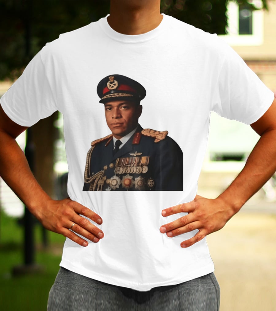 Kylian Mbappe Military Uniform Meme T-Shirt