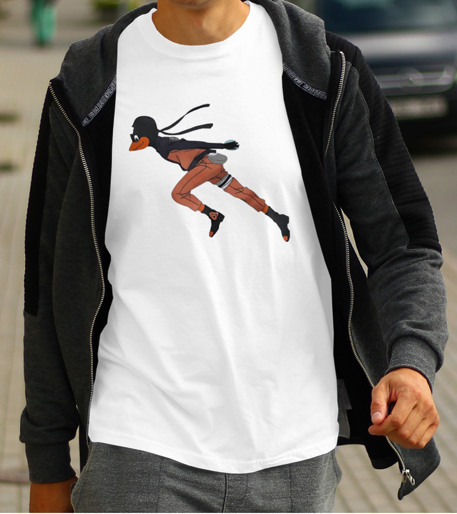 Naruto Uzumaki Duck Running Ninja Clan T-Shirt