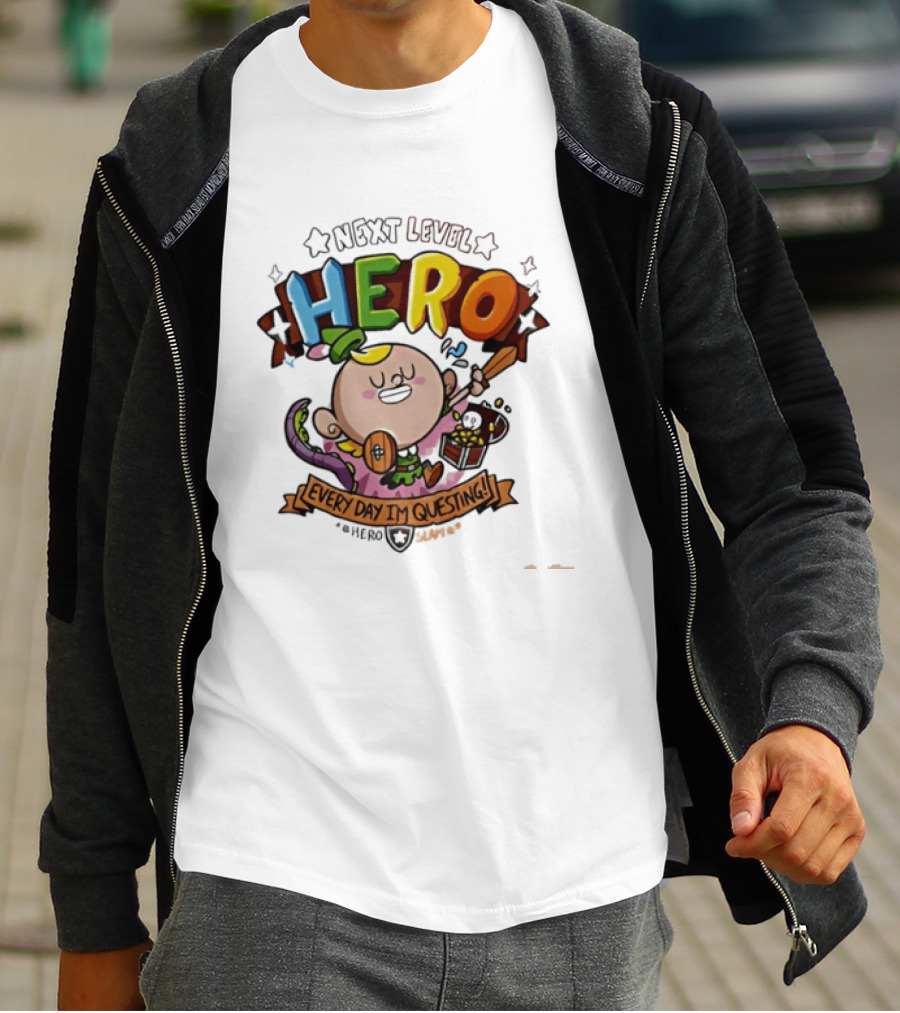 Next Level Hero Every Day I'm Questing T-Shirt