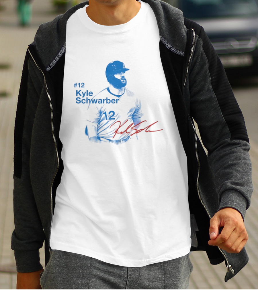 Kyle Schwarber #12 Philadelphia Phillies Baseball T-Shirt
