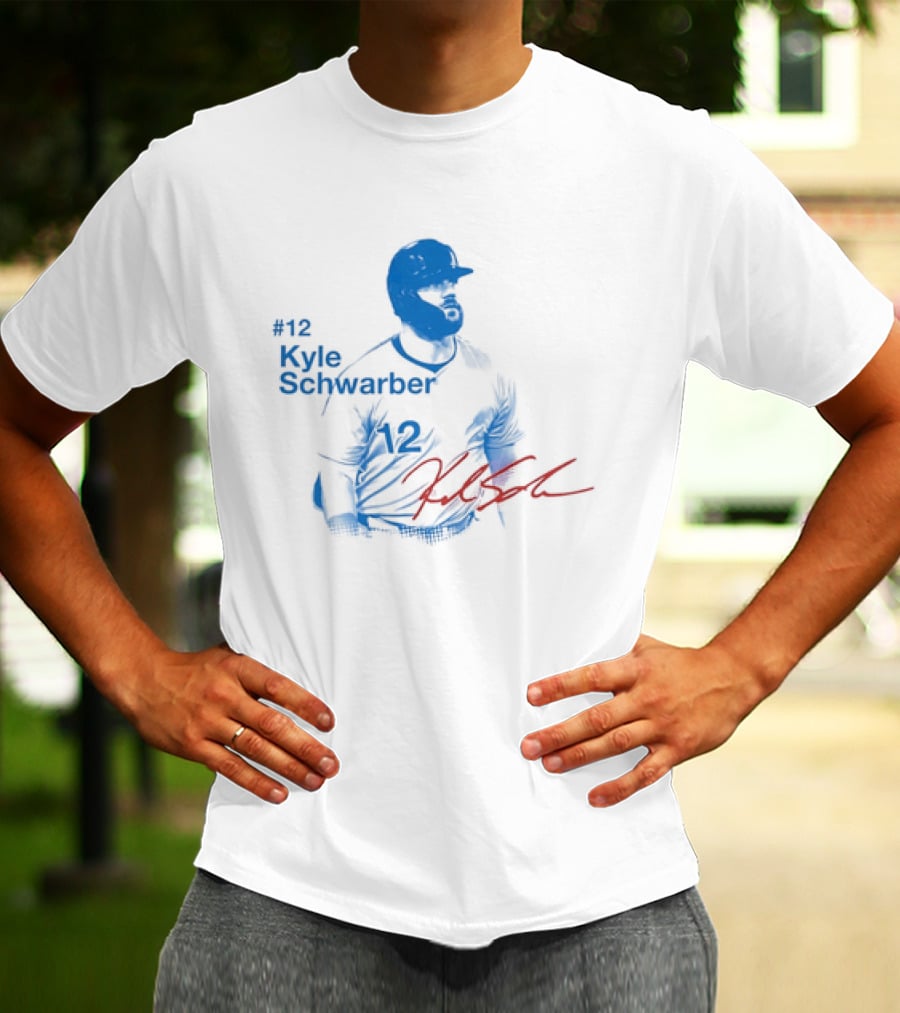 Kyle Schwarber #12 Philadelphia Phillies Baseball T-Shirt