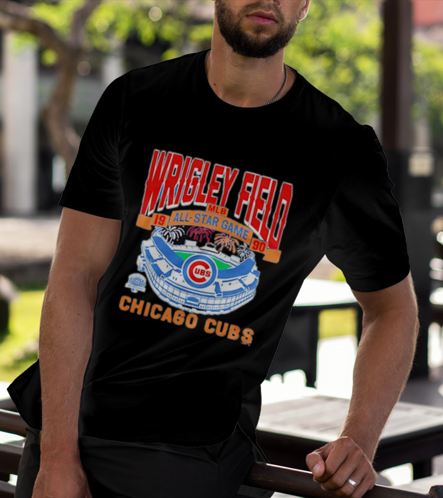 Wrigley Field 1990 MLB All Star Game Chicago Cubs T-Shirt