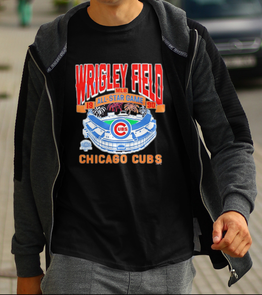 Wrigley Field 1990 MLB All Star Game Chicago Cubs T-Shirt