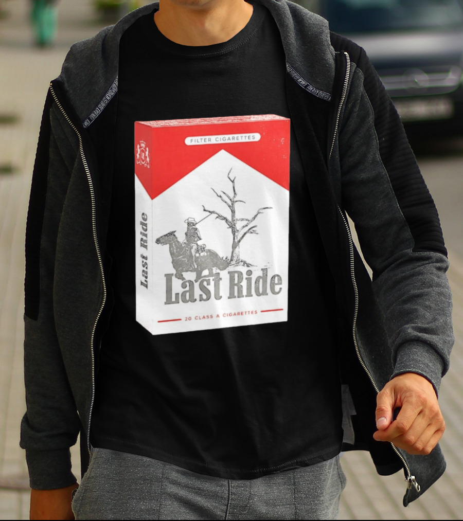 Last Ride Cowboy Dead Tree Filter Cigarettes 20 Class A T-Shirt