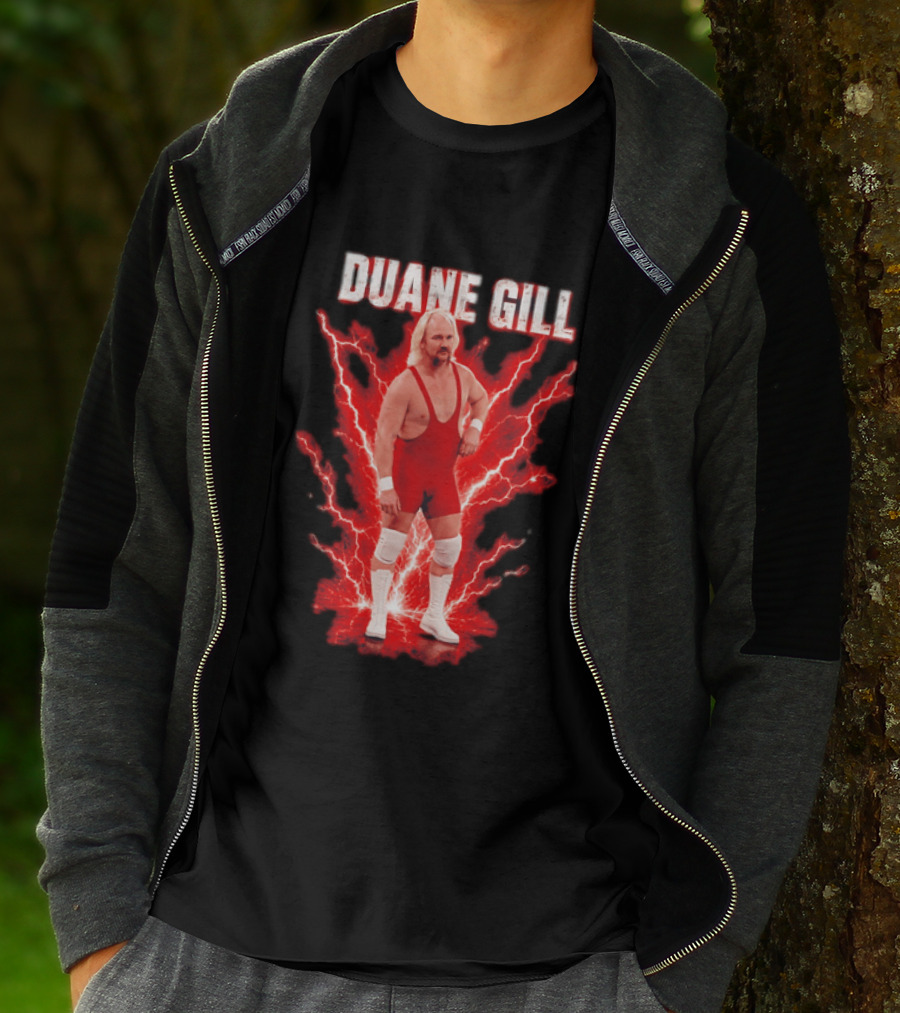 Duane Gill Professional Wrestling Wrestler Red Lightning Outfit T-Shirt