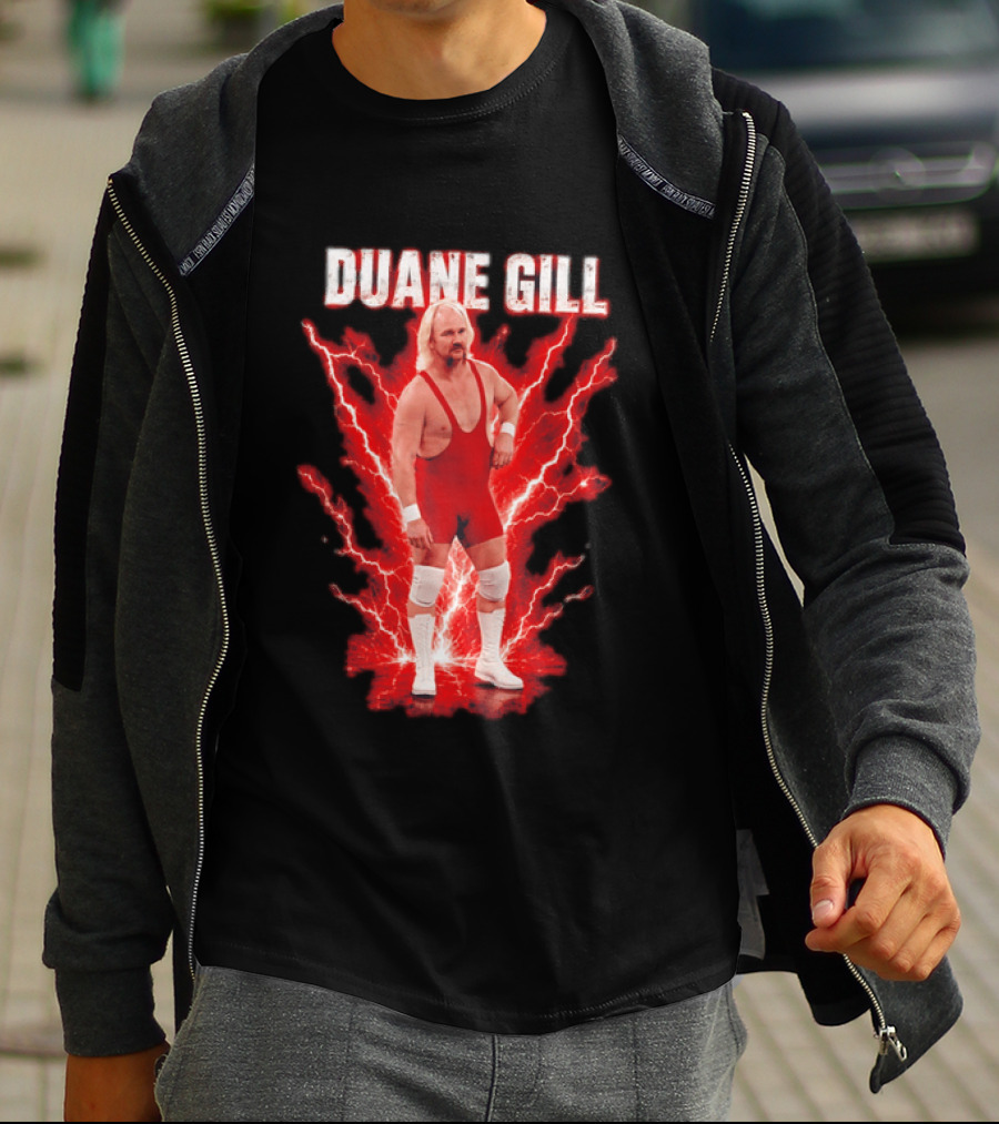Duane Gill Professional Wrestling Wrestler Red Lightning Outfit T-Shirt
