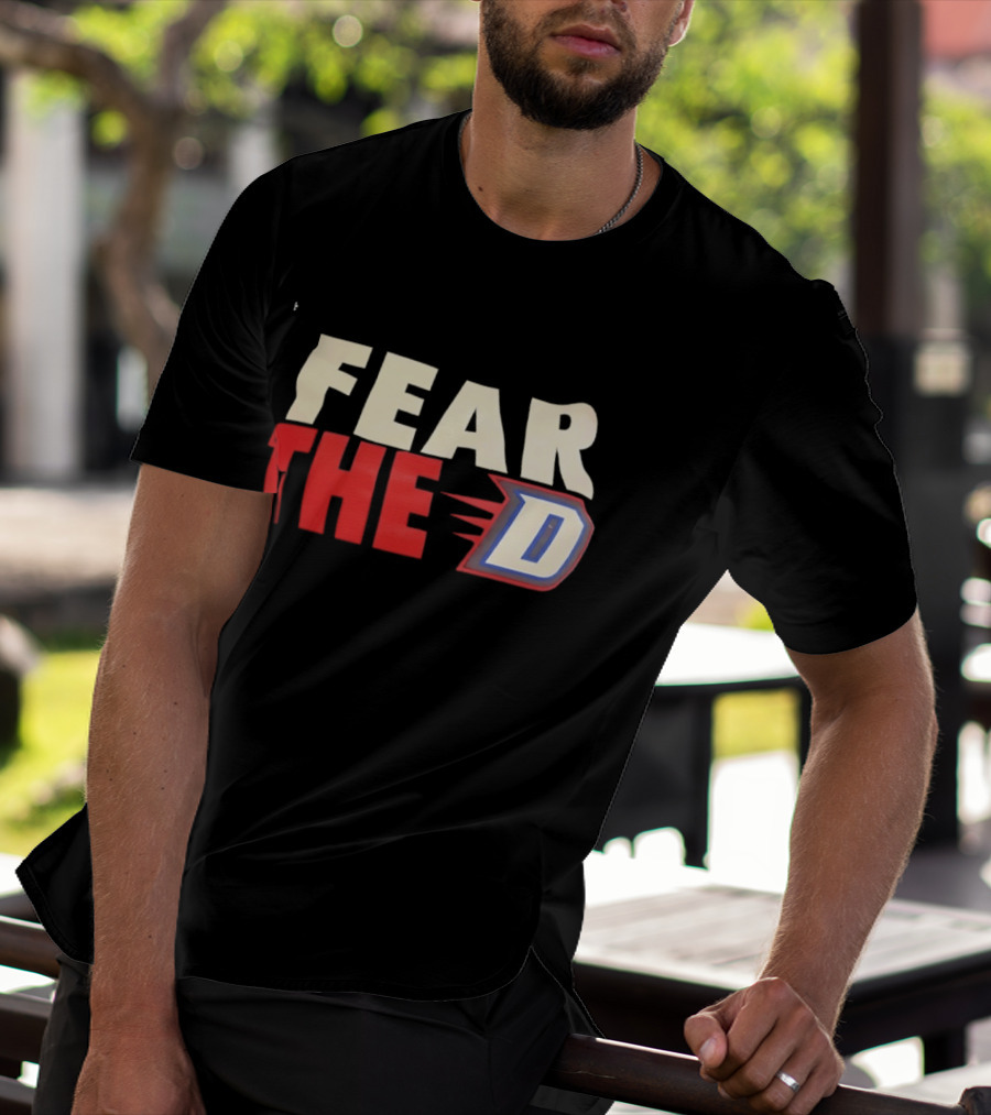 Fear The D DePaul Blue Demons Basketball Team Spirit T-Shirt