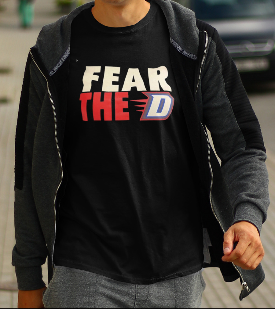 Fear The D DePaul Blue Demons Basketball Team Spirit T-Shirt