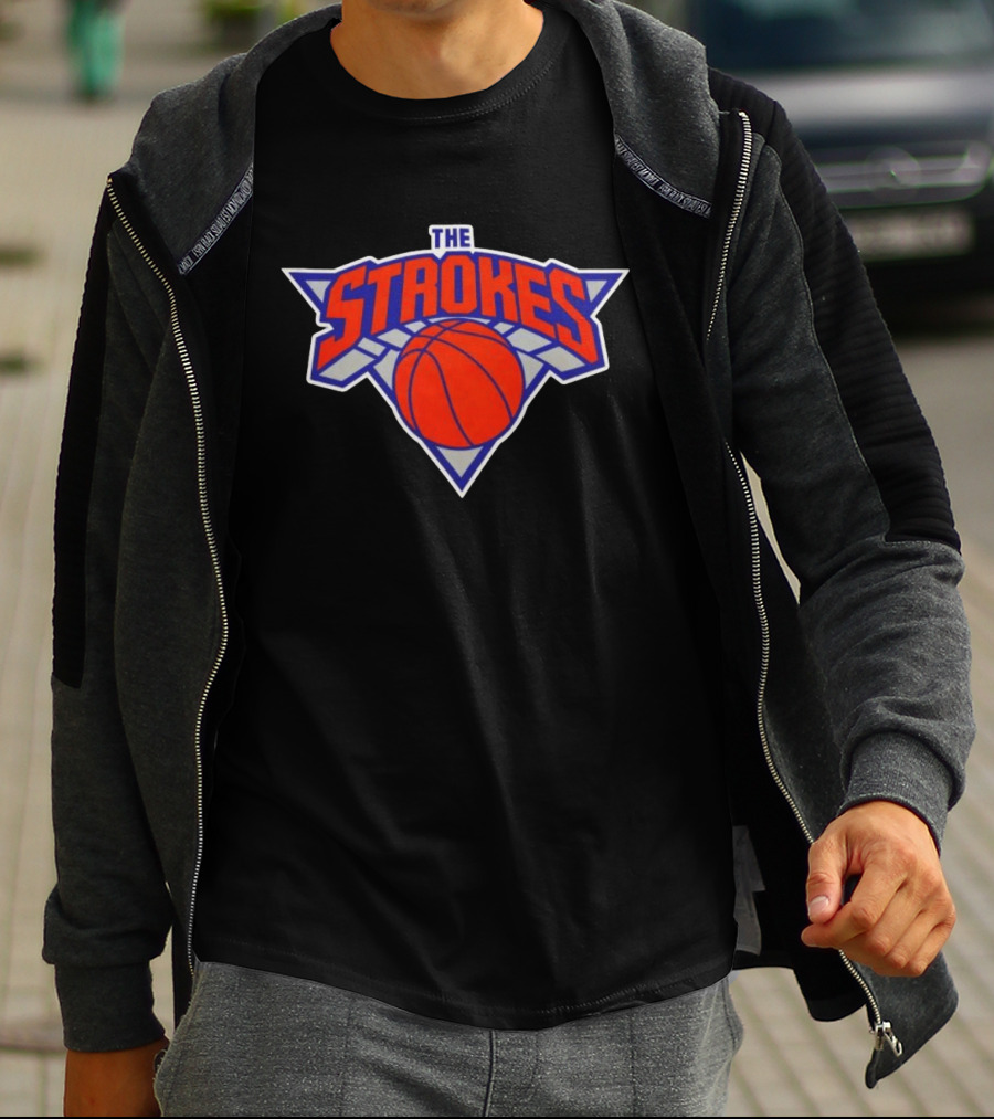 The Strokes Basketball Team Crossover Band Music T-Shirt