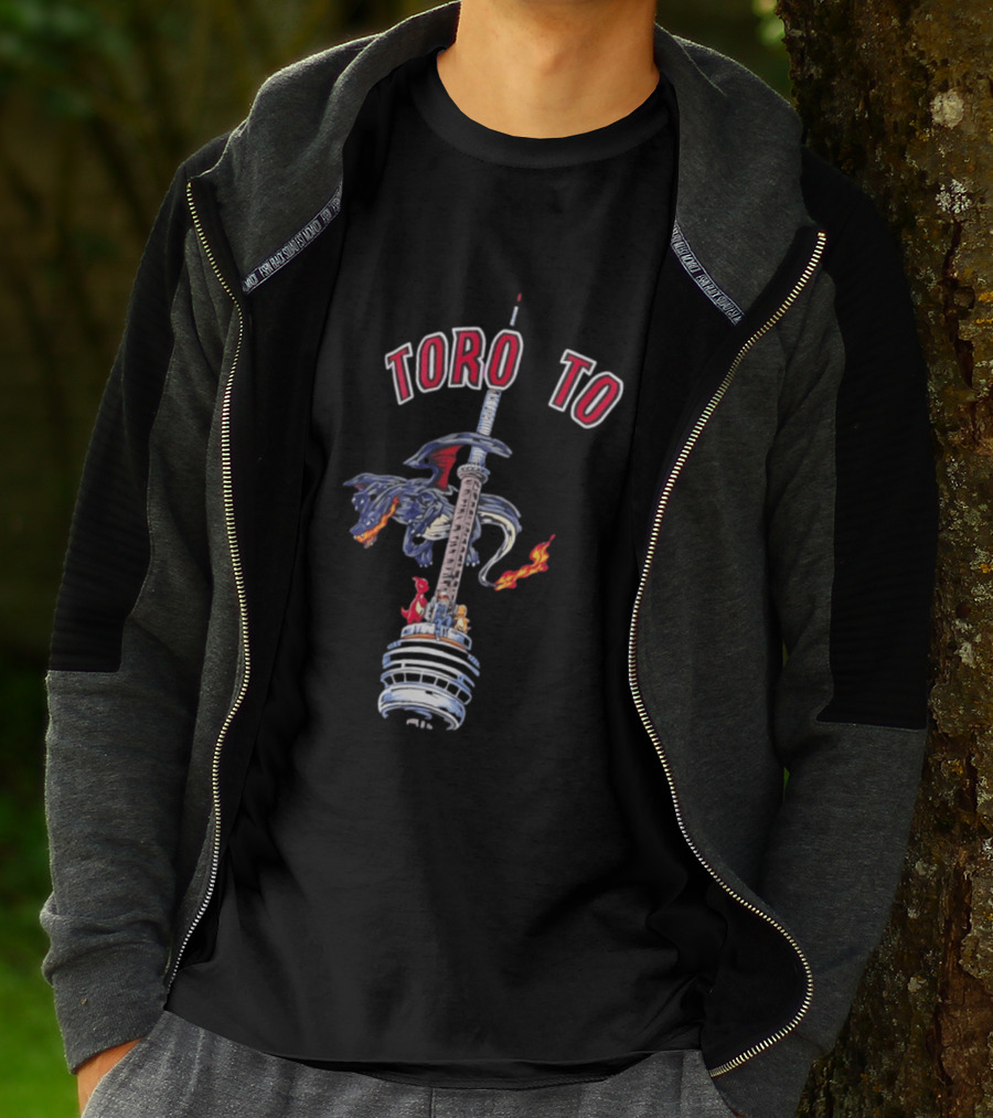 Toronto CN Tower Ash Charizard T-Shirt