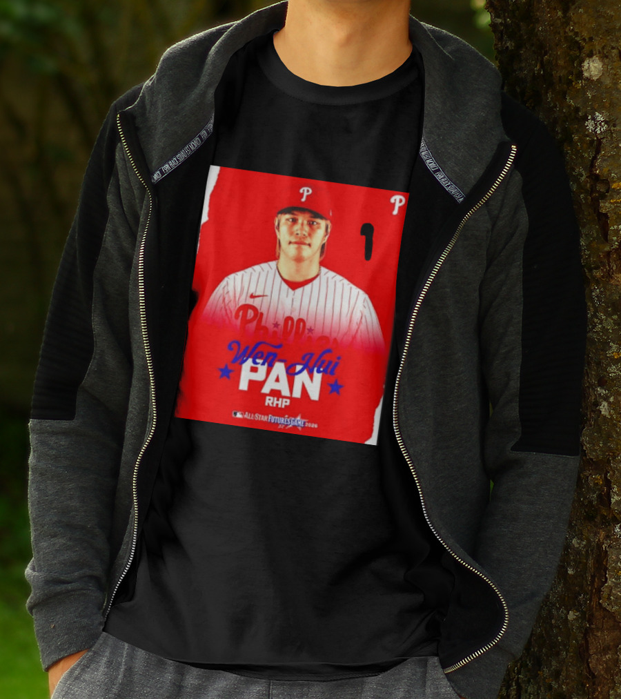 Wen Hui Pan Philadelphia Phillies RHP 2026 MLB All Star Futures Game T-Shirt