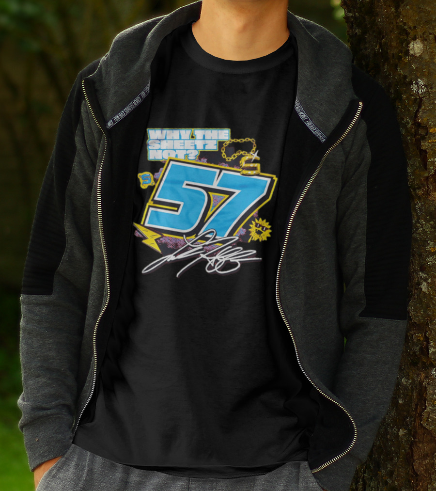 Why The Sheetz Not 57 Racing Motorsport Chain And Lightning T-Shirt