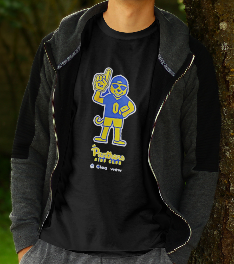 Pittsburgh Panthers Jr Panthers Club Clearview Mascot Football Fan T-Shirt