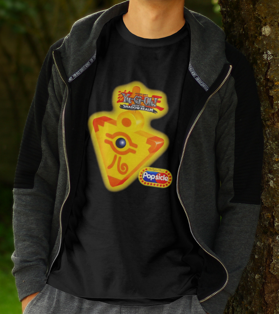 Shonen Jump Yu Gi Oh Enter The Shadow Realm Millennium Puzzle Popsicle T-Shirt