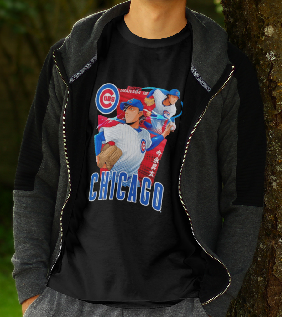 Chicago Cubs Shota Imanaga Anime Baseball Player T-Shirt