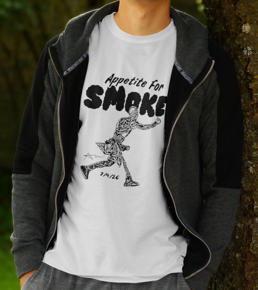 Appetite For Smoke Running Silhouette 7 26 T-Shirt