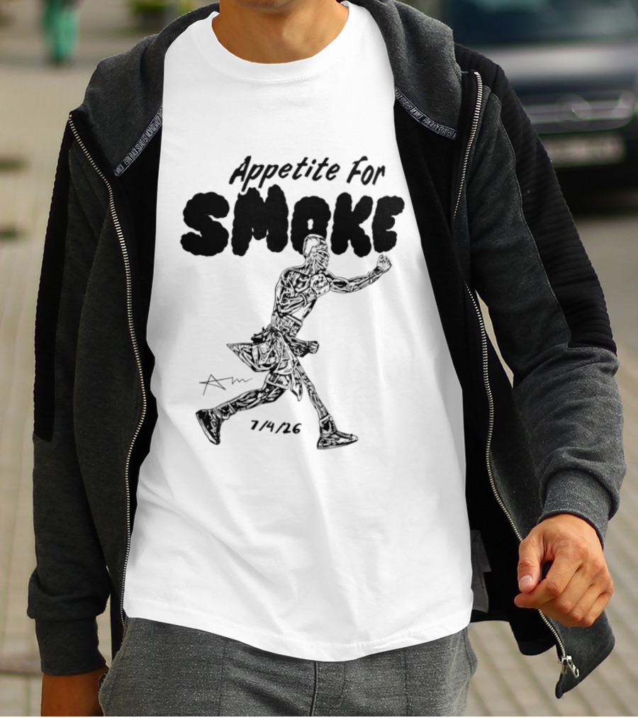 Appetite For Smoke Running Silhouette 7 26 T-Shirt