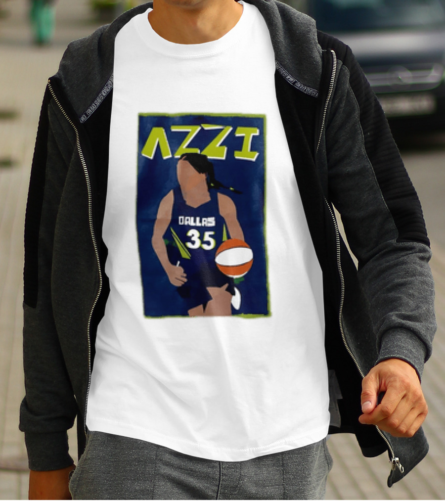 Azzi Fudd Dallas 35 Basketball WNBA 2026 Play Draft T-Shirt