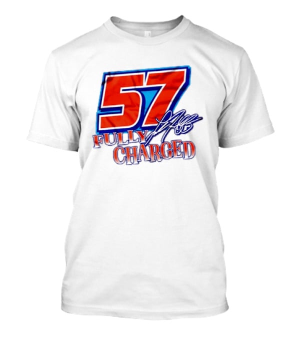 Kyle Larson 57 Fully Charged Hendrick Motorsports Racing Fan T-Shirt