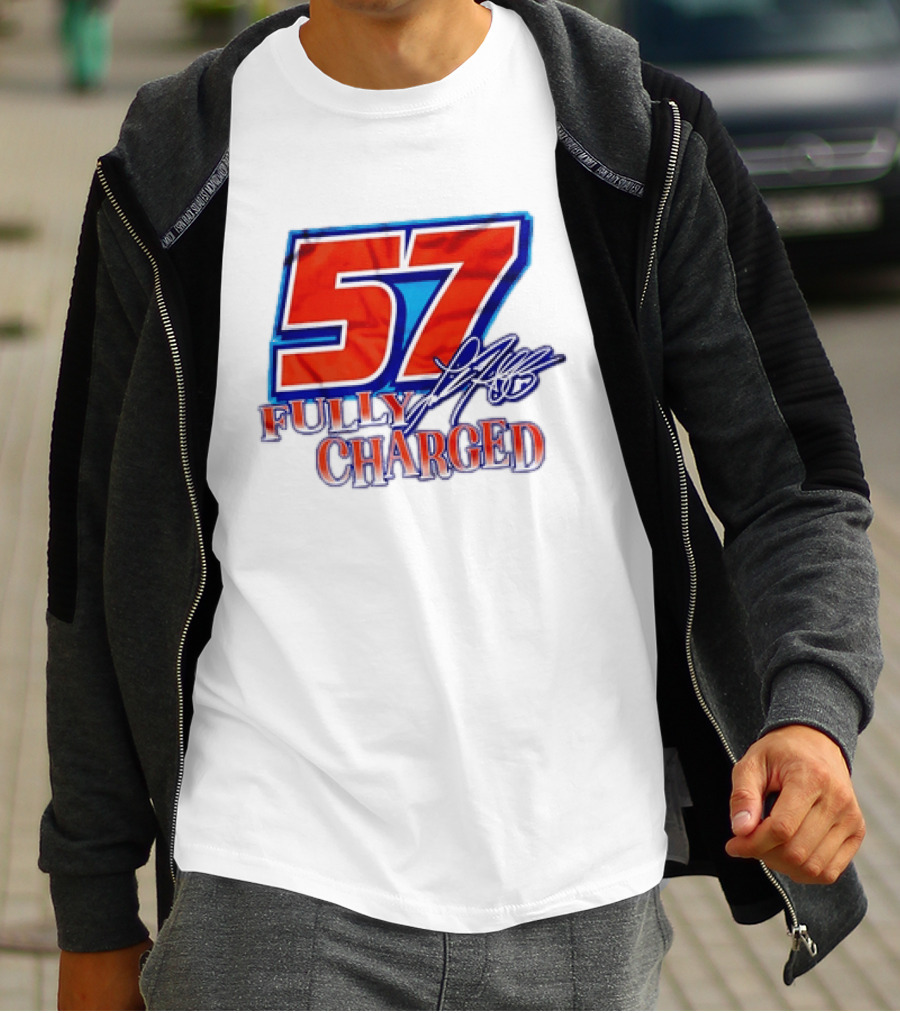 Kyle Larson 57 Fully Charged Hendrick Motorsports Racing Fan T-Shirt
