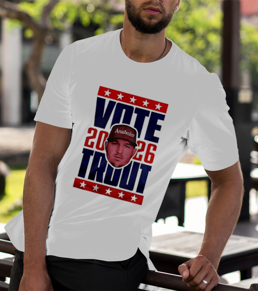 Vote Mike Trout Los Angeles Angels 2026 T-Shirt