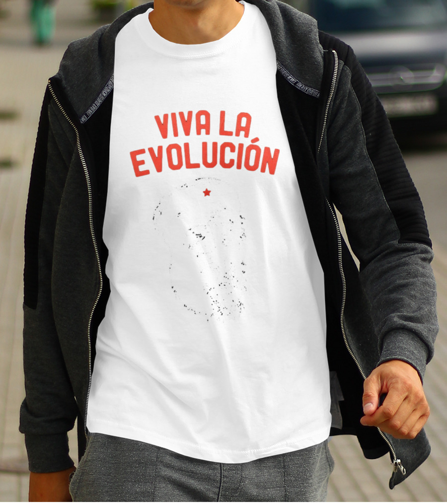 Viva La Evolución Charles Darwin Che Guevara T-Shirt