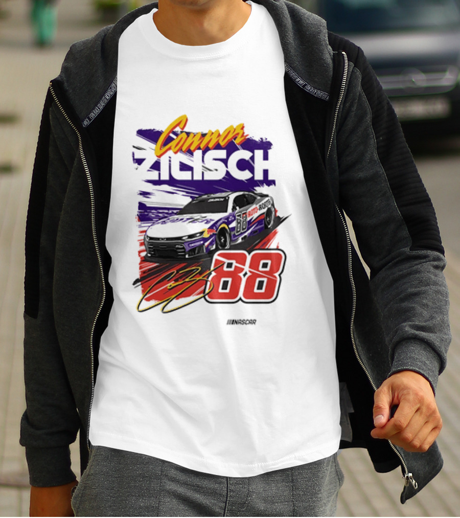 Connor Zilisch #88 NASCAR Racing Car Roto Rooter T-Shirt