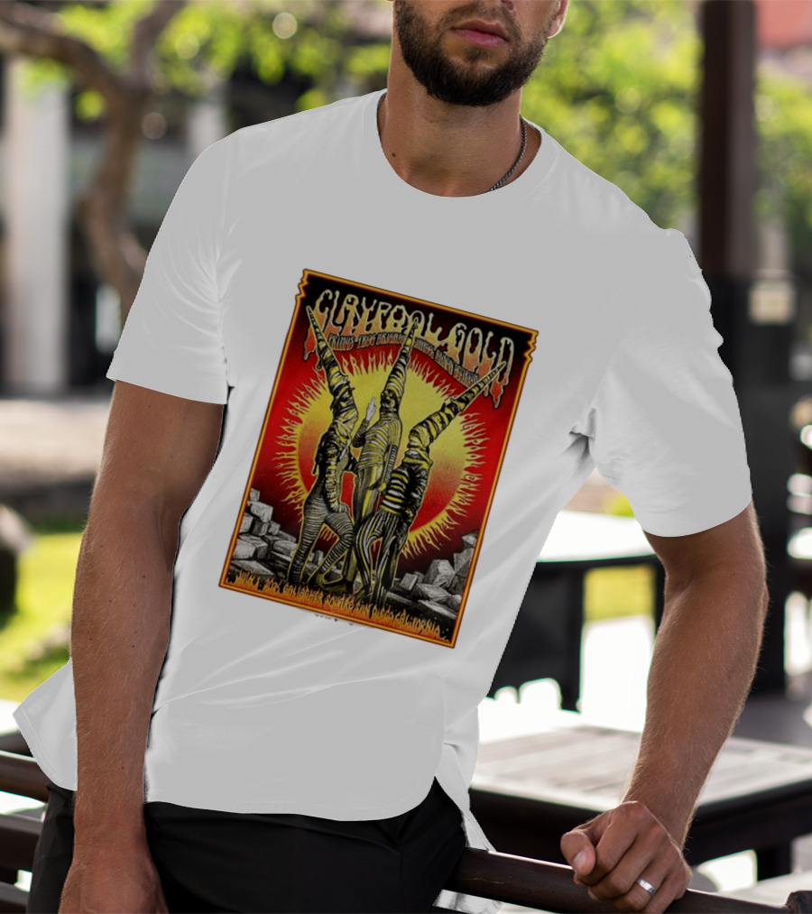 Primus Claypool Gold Tour 2026 Gallagher Square San Diego July 1 Psychedelic T-Shirt