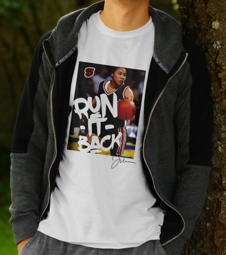 Run It Back Nykesha Sales Connecticut Huskies Basketball Player Action T-Shirt