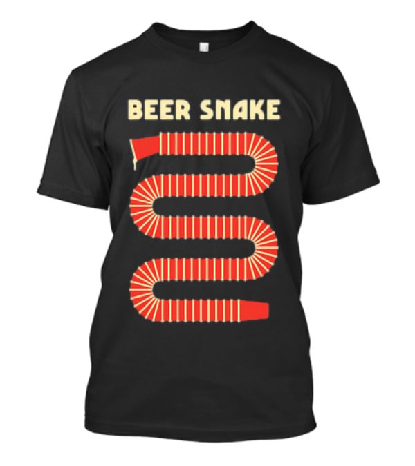 Beer Snake Drinking Game Party Festive Cups T-Shirt