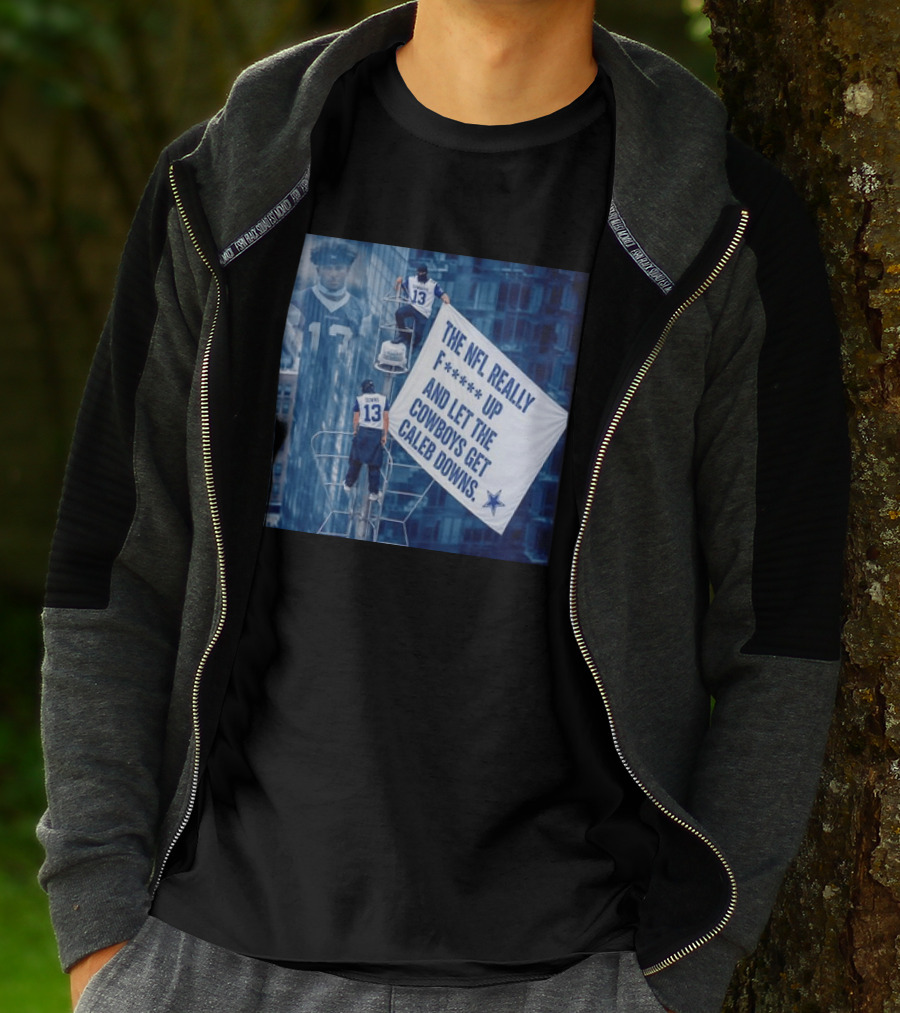 Caleb Downs The NFL Really F Up Let The Cowboys Get Cowboys Empire State Building T-Shirt